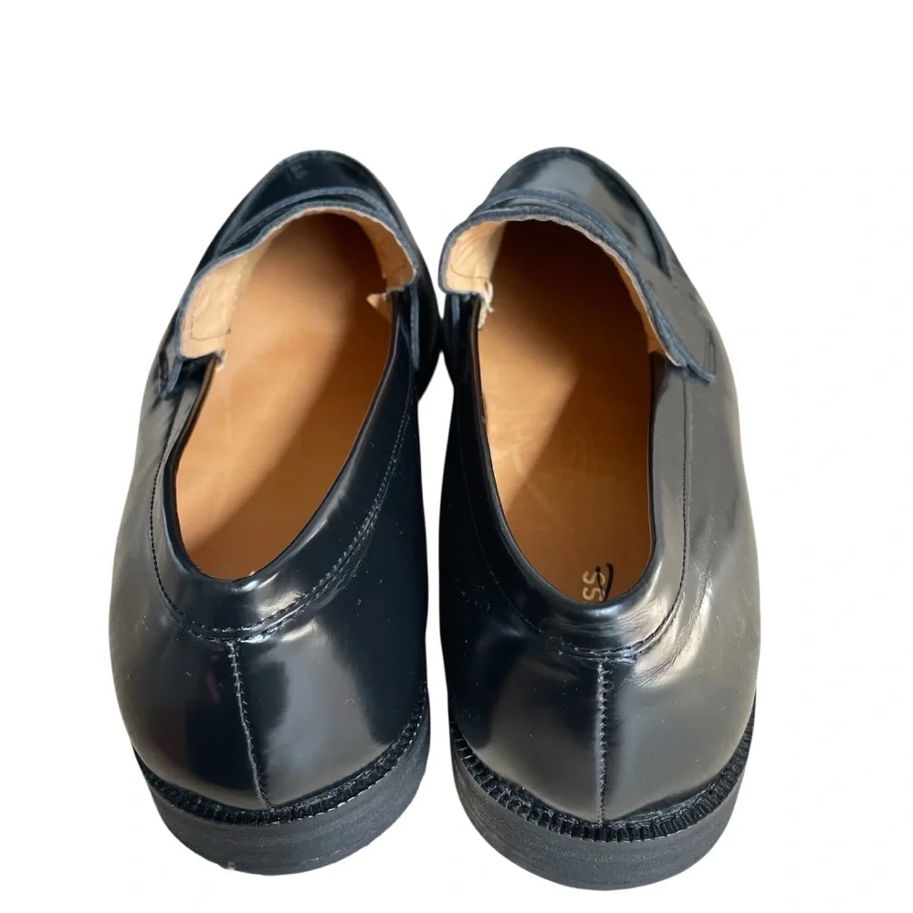 Express Black Leather Penny Loafers Men’s Size 11 Office Career Party Wedding